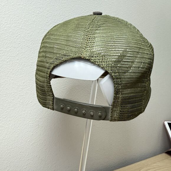 Vintage Ducks Unlimted Camo Patch Hat with Pins Made in USA Trucker Hunting Camp - Picture 6 of 14